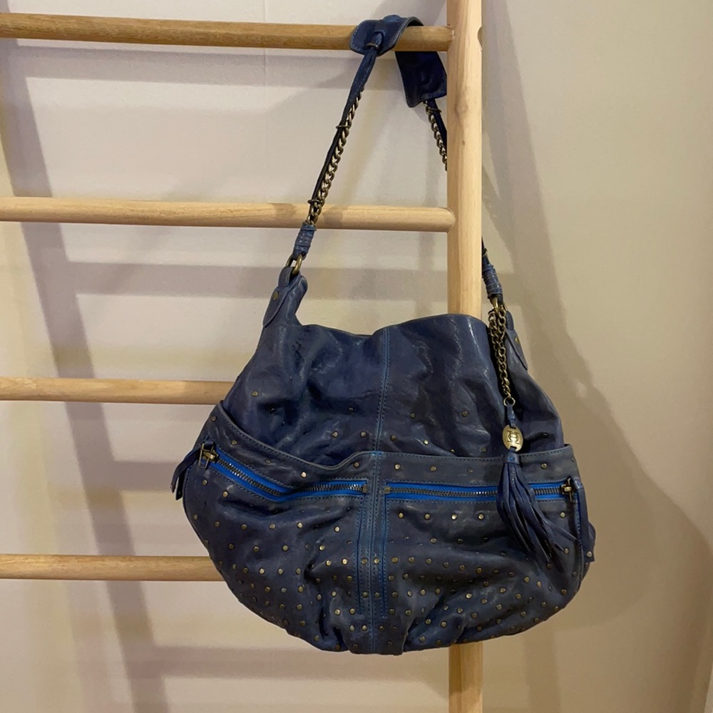 Olivia Harris Studded Ball Hobo Bag
